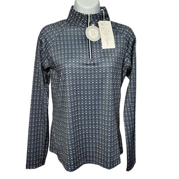 Lady Hagen Golf Pullover 1/4 Zip Long Sleeve Shirt Women Size XS UPF 50 Blue NEW - Picture 2 of 15